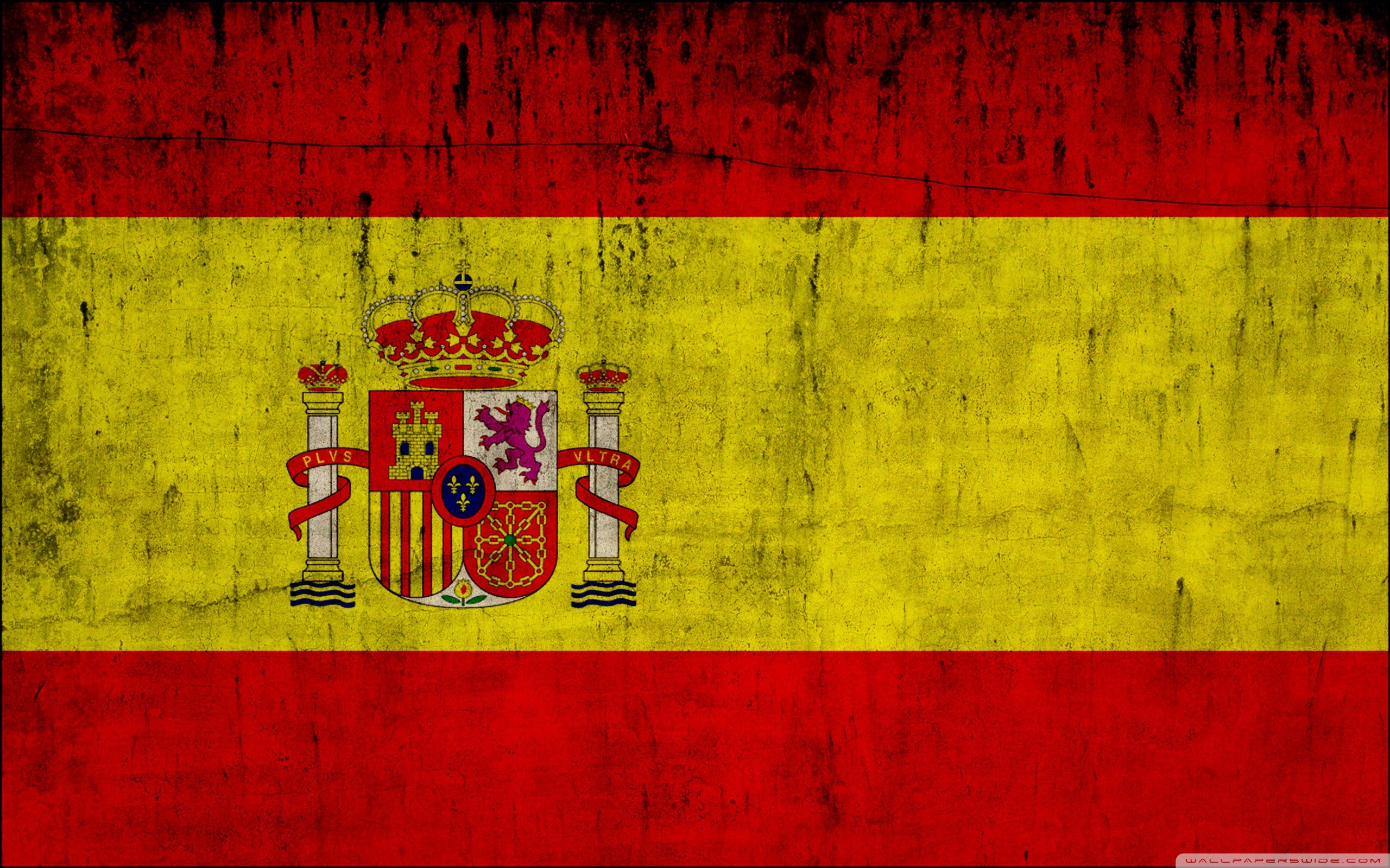 Spain Flag Wallpaper 2560x1600
