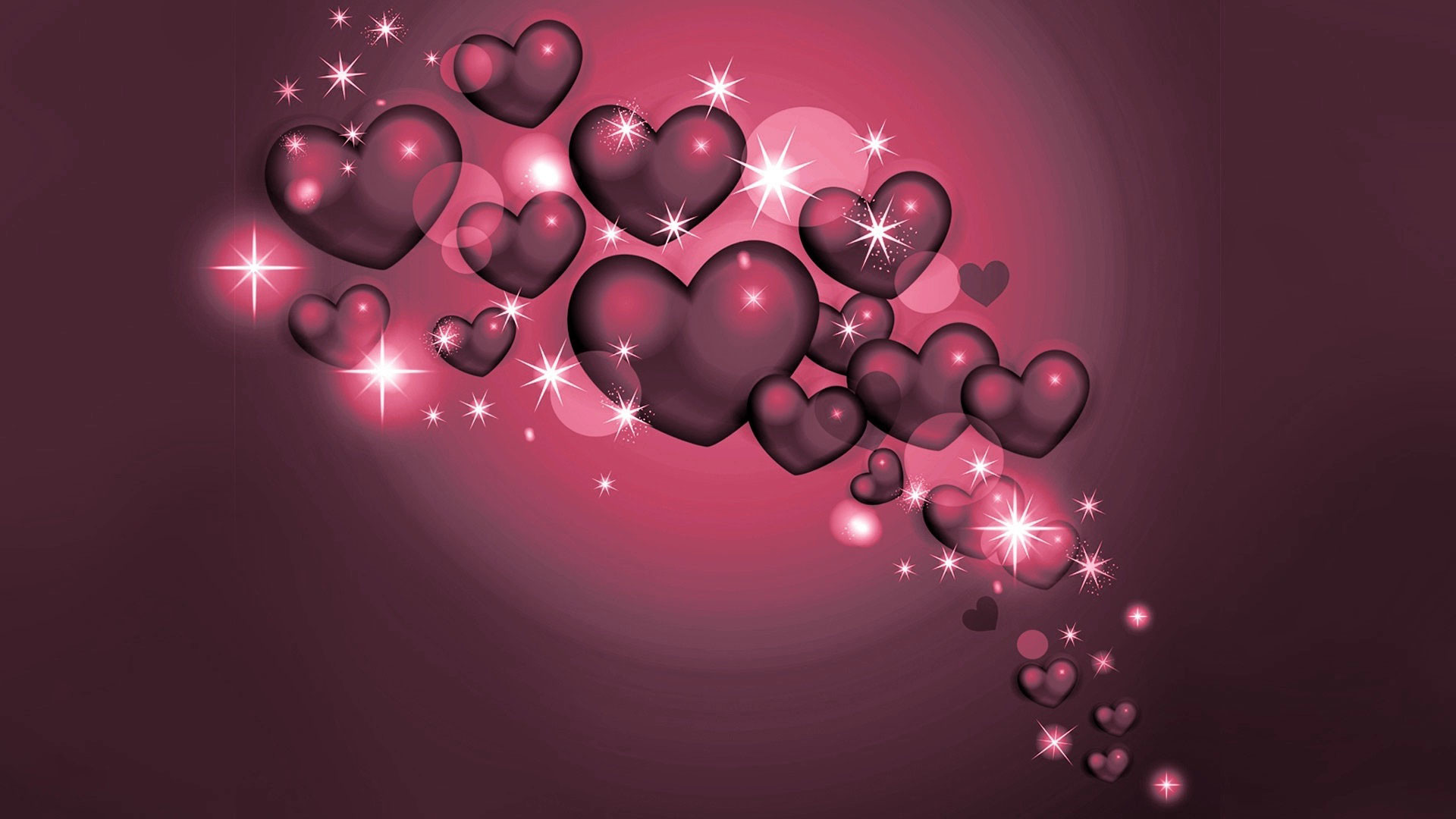 Hd Pics Photos Love Special Glittering Cute Love Hearts Desktop Background Wallpaper 1920x1080