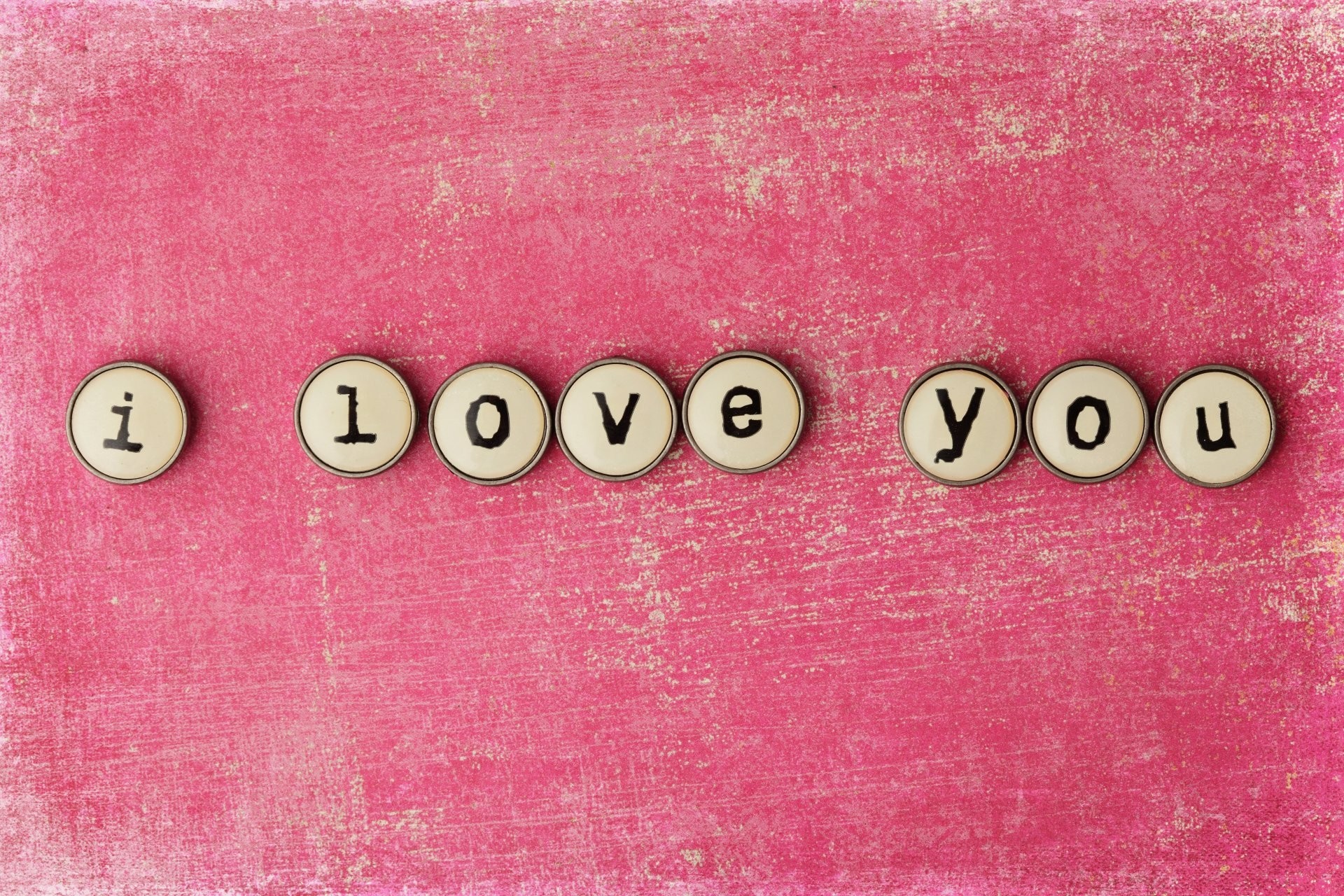 I Love You Inscription Words Letters Love Background Pink 1920x1280
