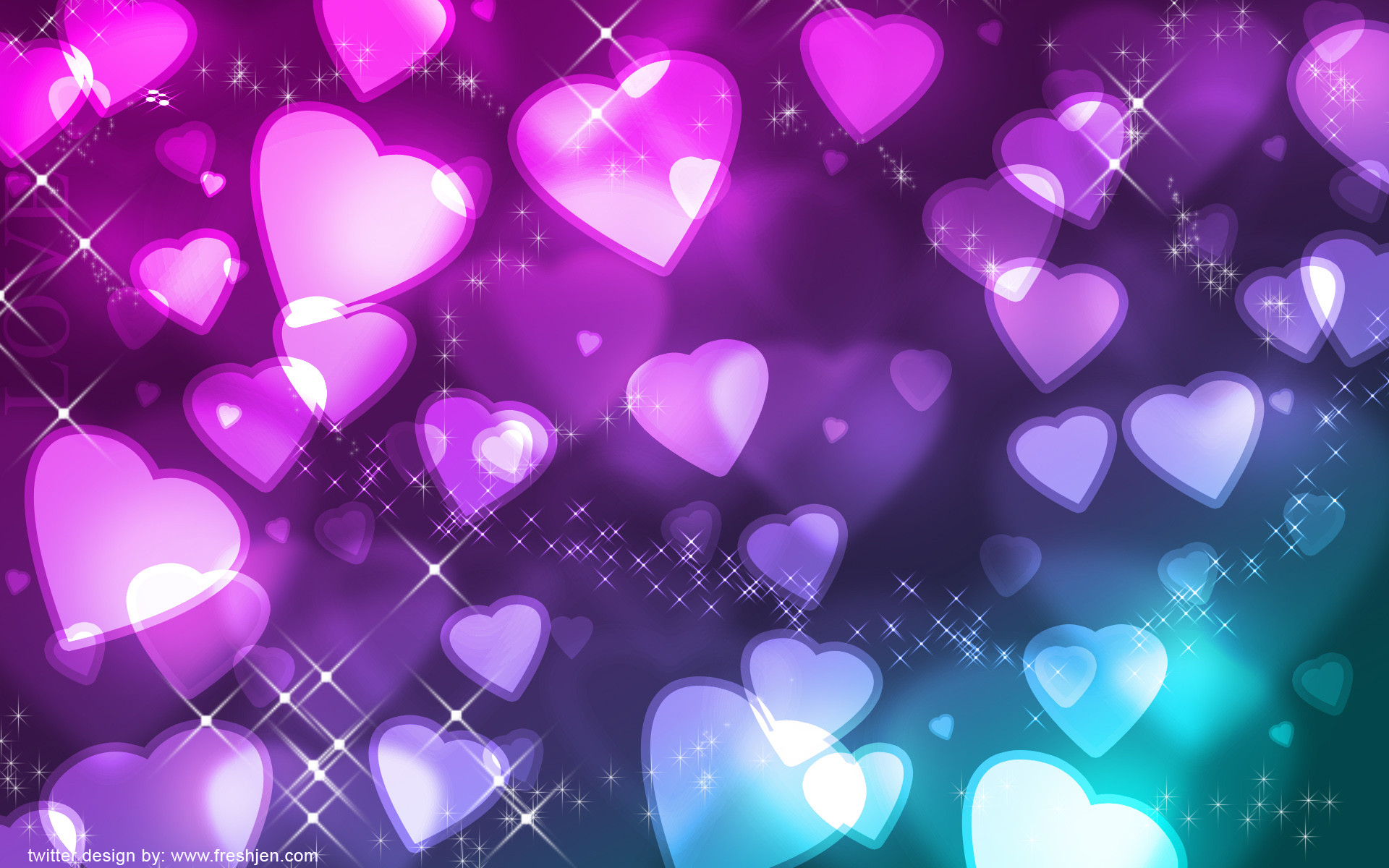 Hearts Wallpaper For Computer Wallpapersafari Love Special Glittering Cute Love Hearts Desktop Background 1920x1200