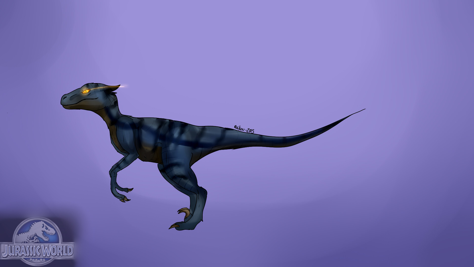 Velociraptor Blue Jurassic World By Ikintaro 1920x1080