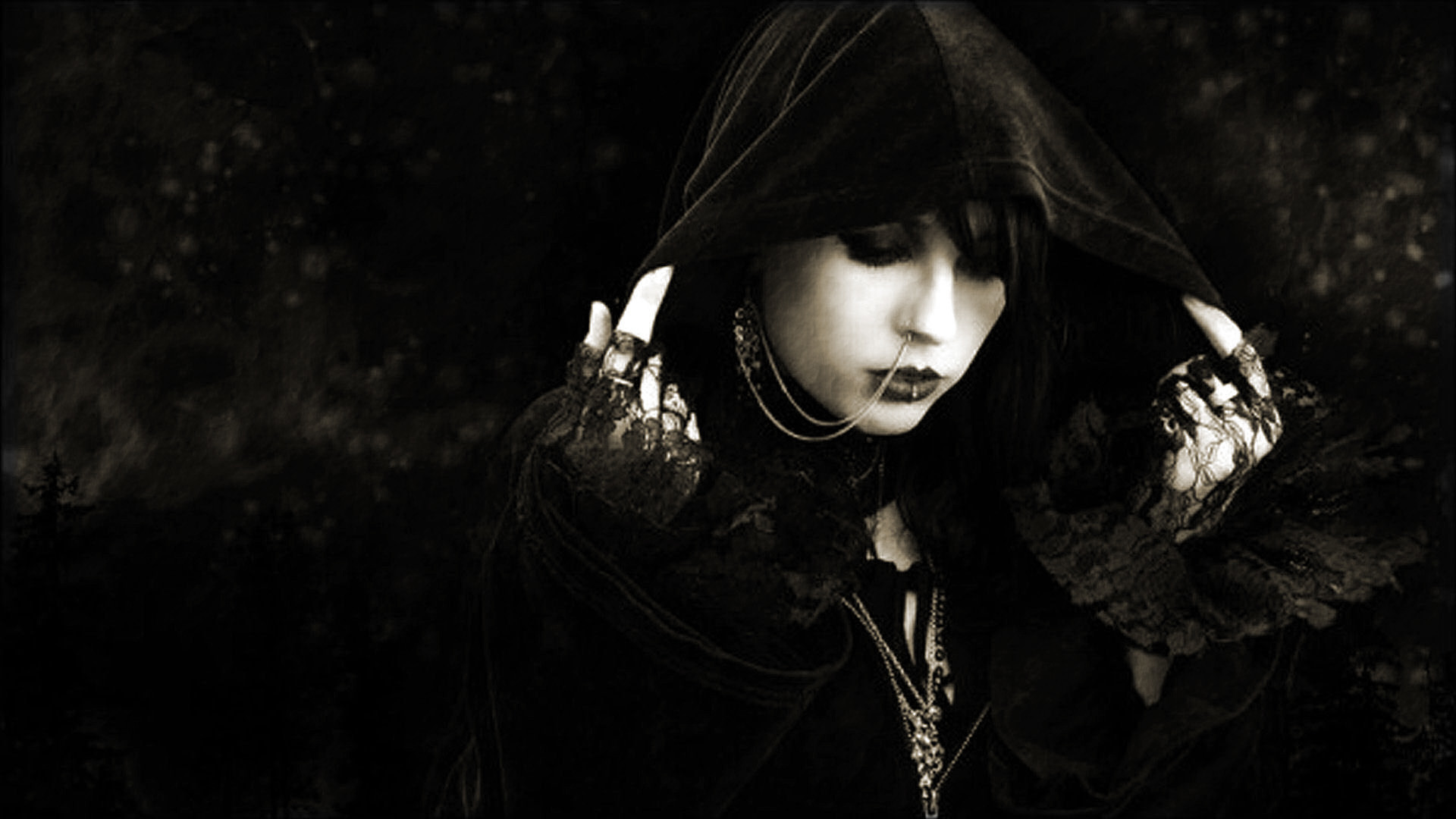 Gothic Goth Style Goth Loli Women Girl Dark Fantasy Witch F Wallpaper 1920x1080 168145 Wallpaperup 1920x1080