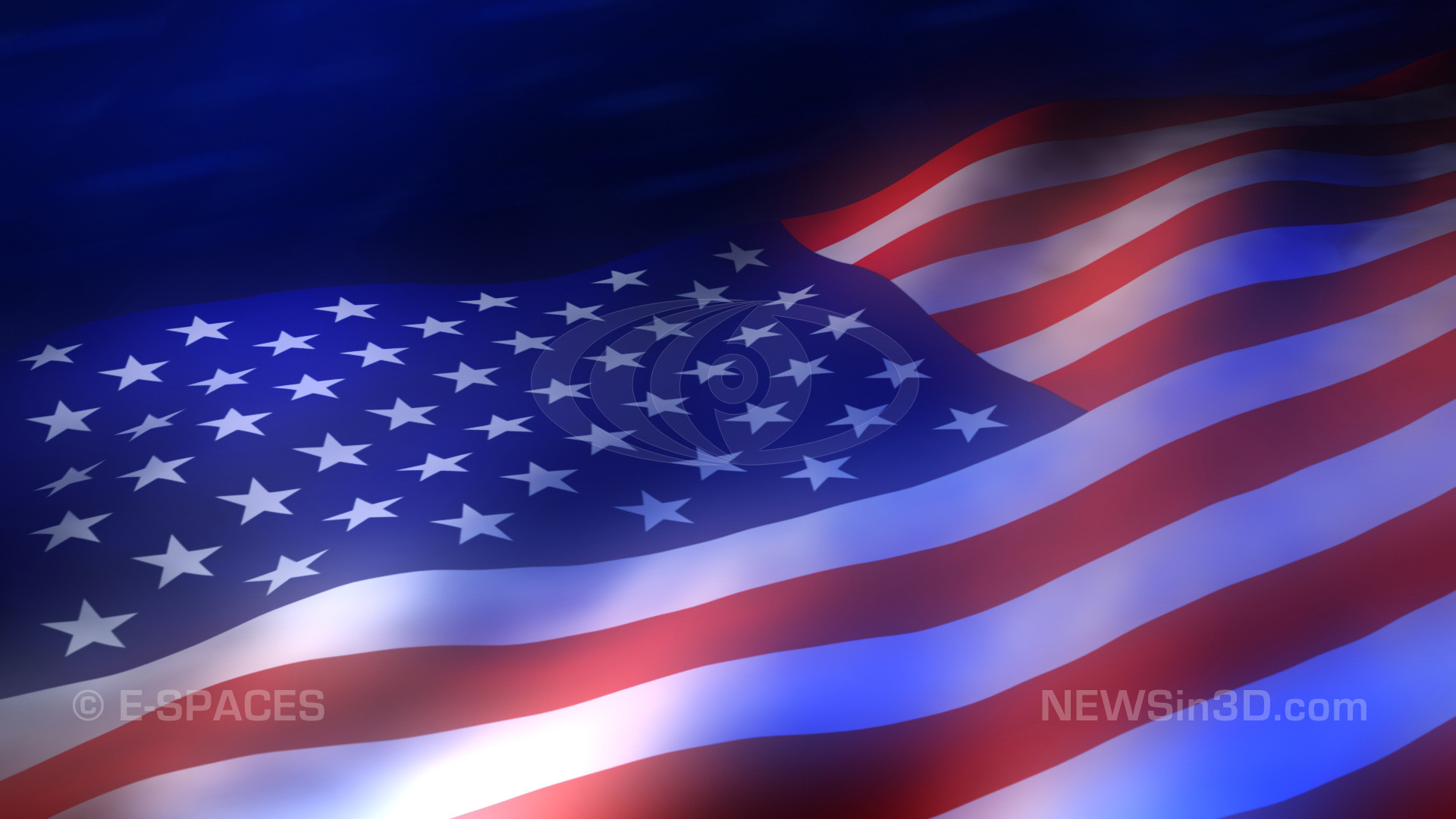 American Flag Animated Background 1920x1080