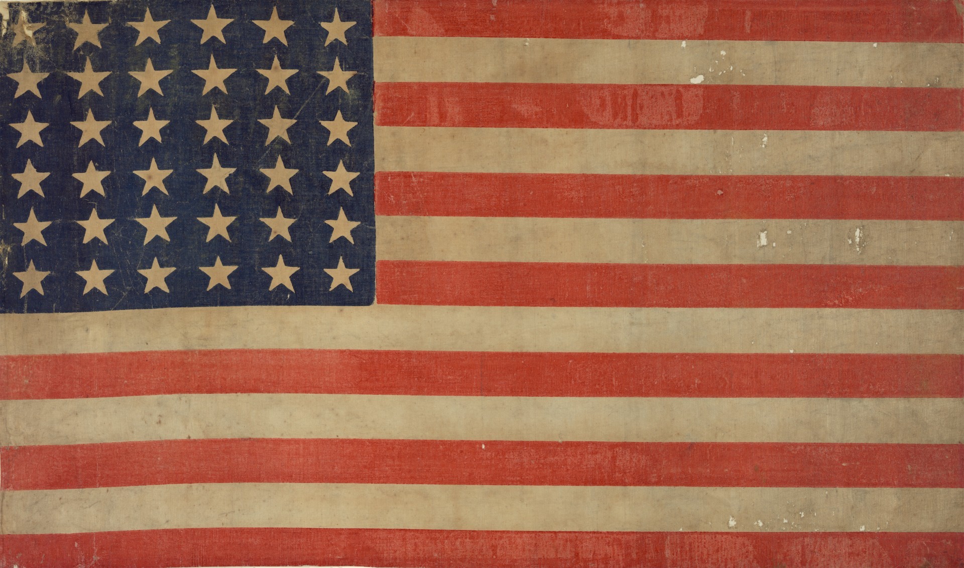 Grunge American Flag Background 1920x1131