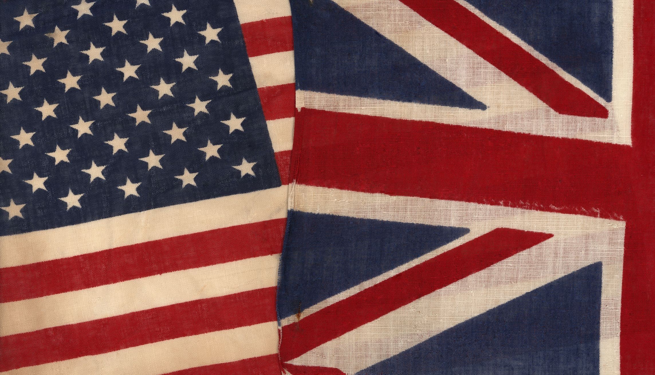 2287x1311 Vintage Us And Union Jack Flags 2287x1311