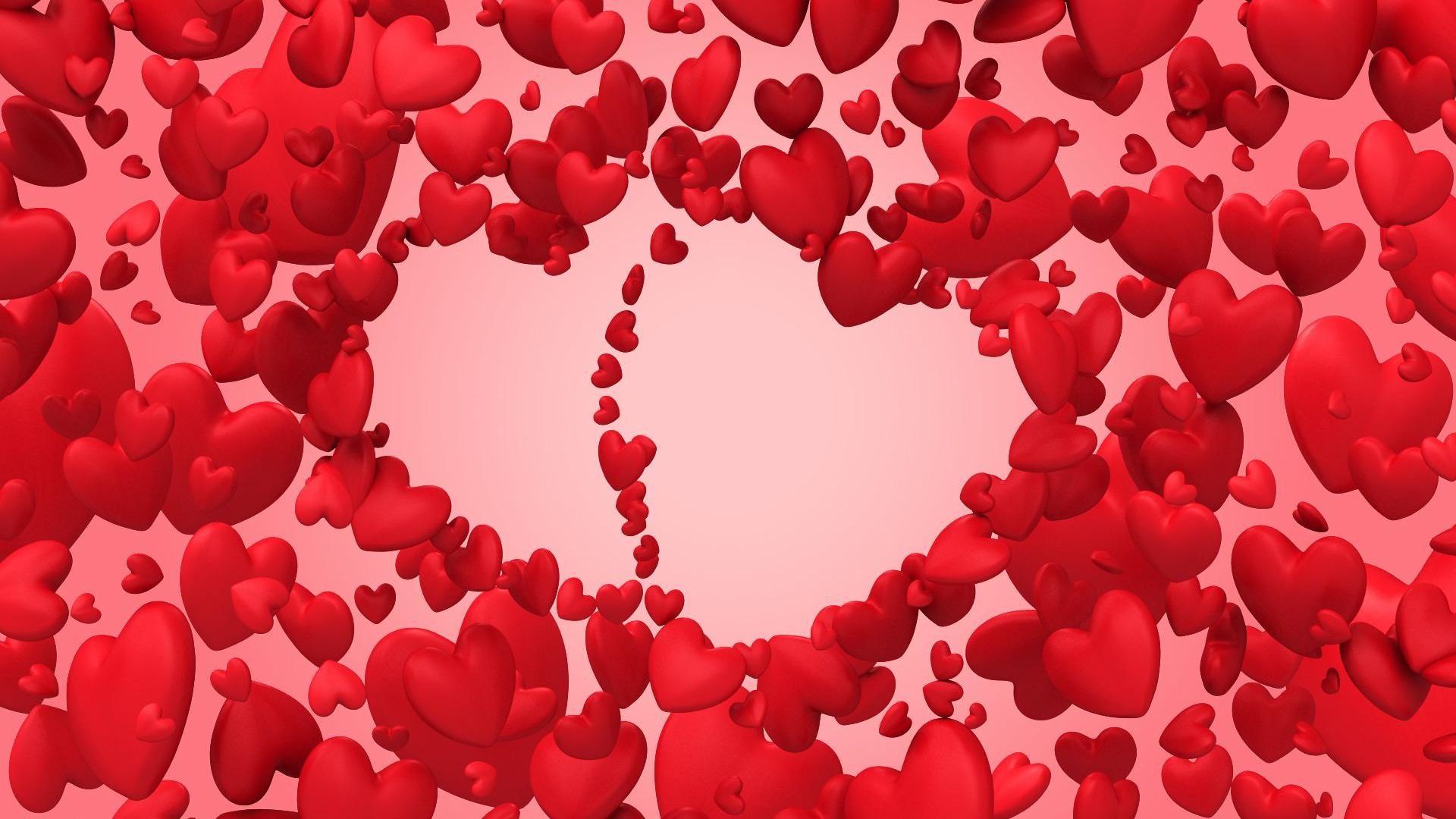 Awesome Hearts Wallpaper 1920x1080