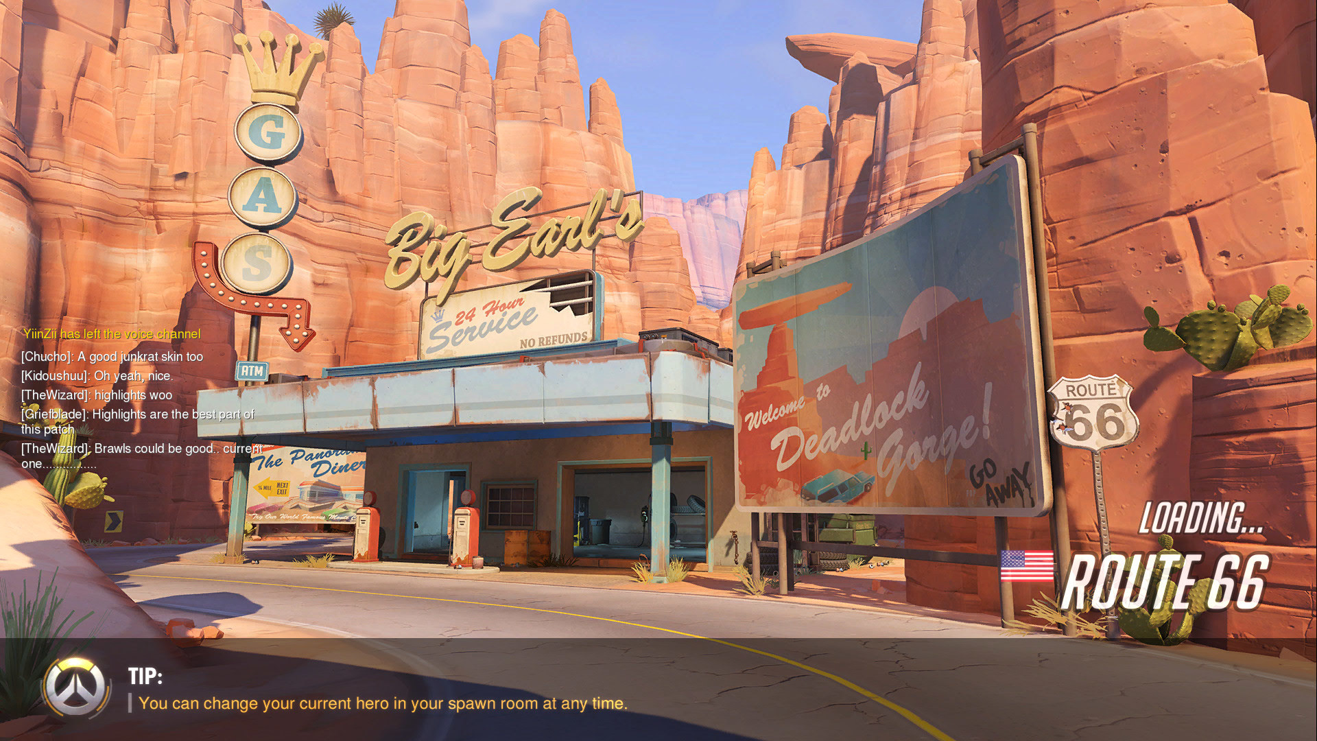Route 66 Map 1920x1080