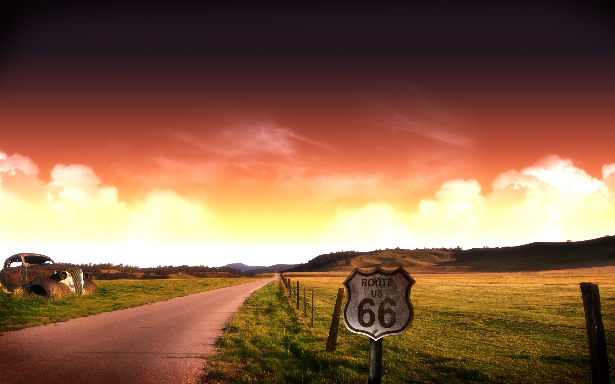 Route 66 Wallpaper 2560x1600