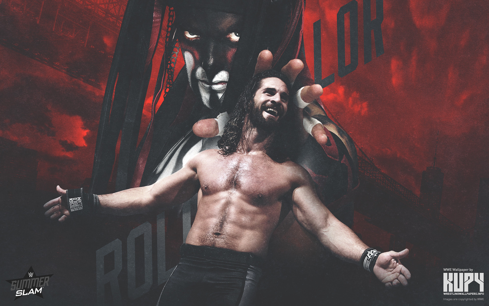 Seth Rollins For The Brand New Wwe Universal Championship Summerslam Wallpaper 1920 1200 1920x1200