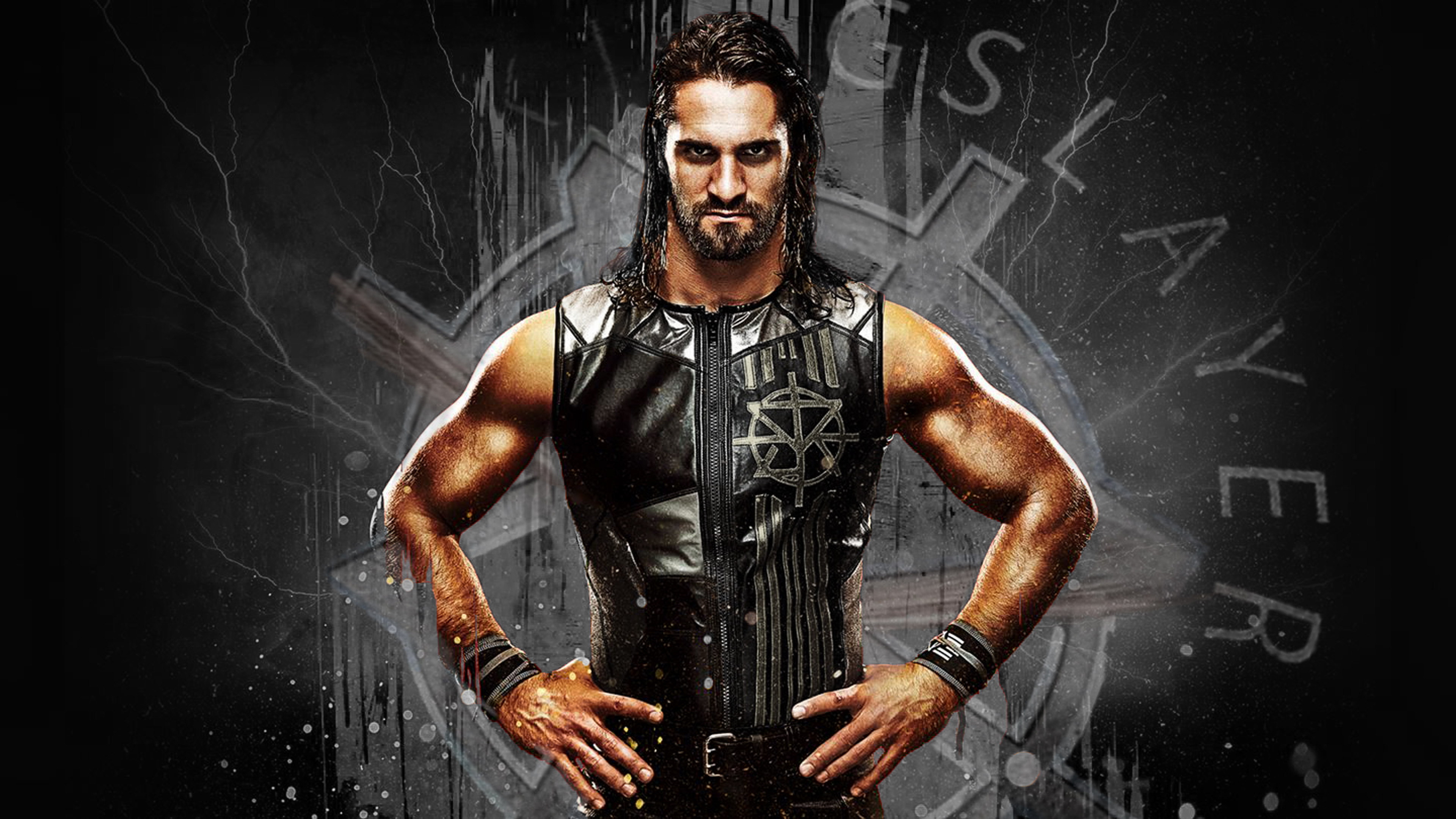 The Kingslayer Seth Rollins By Tynick98 The Kingslayer Seth Rollins By Tynick98 3840x2160