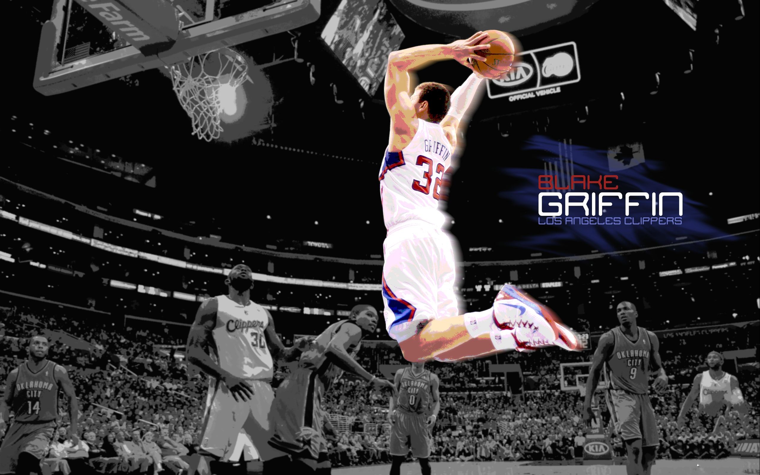 Blake Griffin Losangeles Clippers Hd Wallpapers 2560x1600