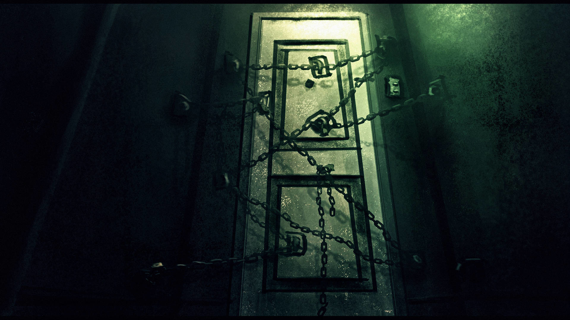 Px Free Wallpapers Horror Video Games Silent Hill Artwork Silent Hill Chains Doors New High Definition Wallpaper 1920x1080