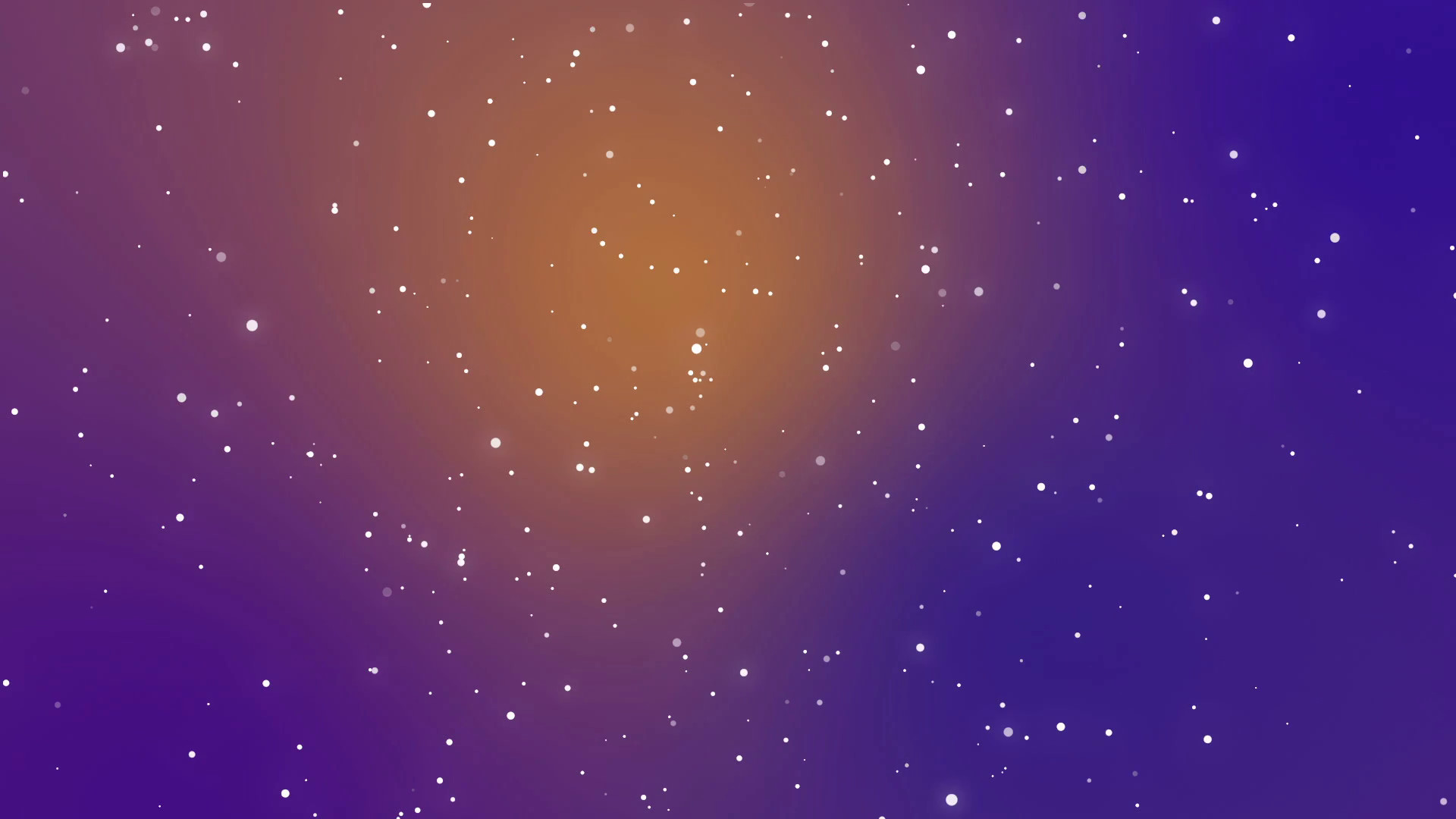 Galaxy Animation With Shining Light Particle Stars On Colorful Purple Orange Gradient Background Motion Background Storyblocks Video 1920x1080