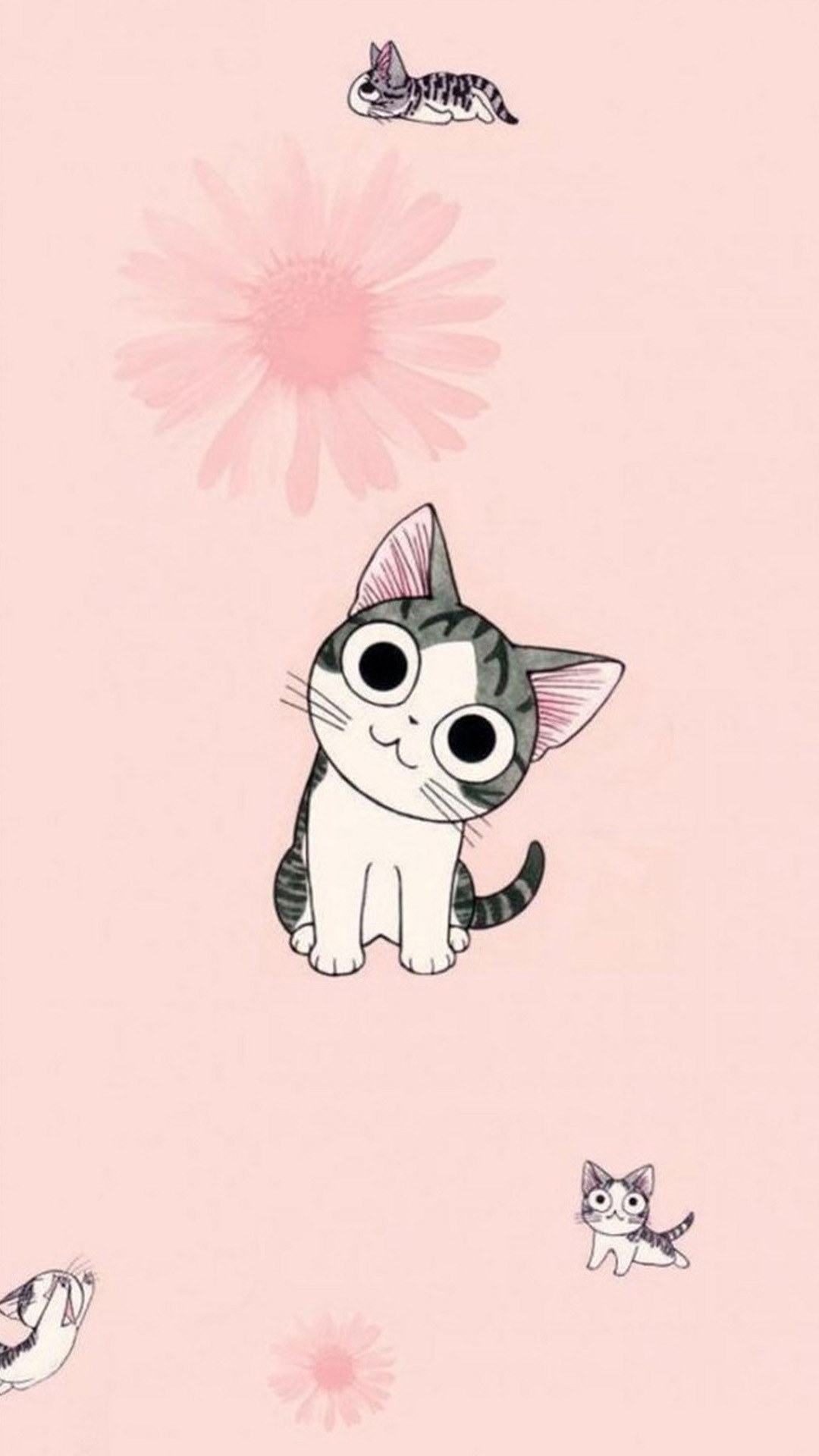 Funny Cartoon Cat Iphone Wallpaper Wallpaper 1080x1920