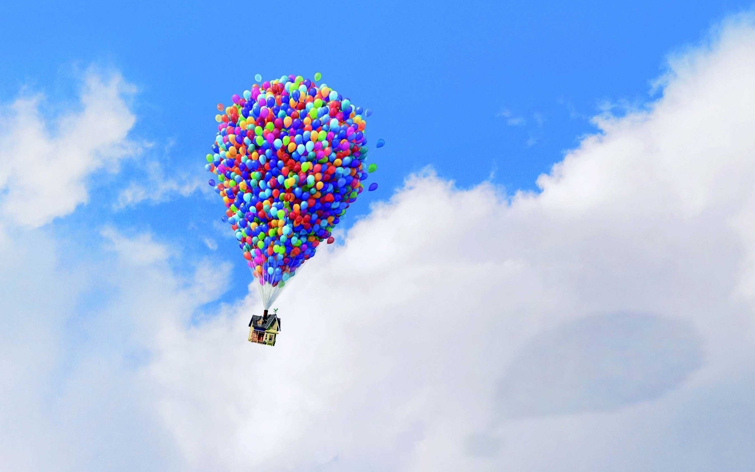 Up Wallpaper Up Pixar Pixar Animation Balloons House Sky 2560x1600 2560x1600