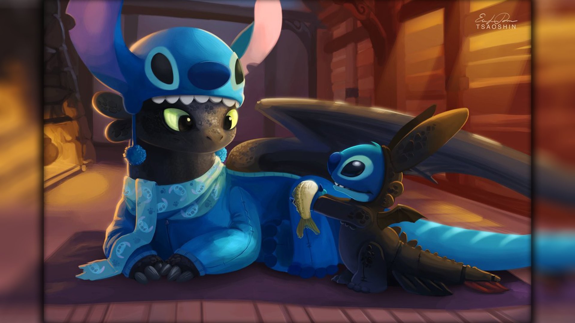 Lilo And Stitch Dragon Toothless How To Train Your Dragon Stitch Wallpapers Hd Desktop And Mobile Backgrounds 1920x1080
