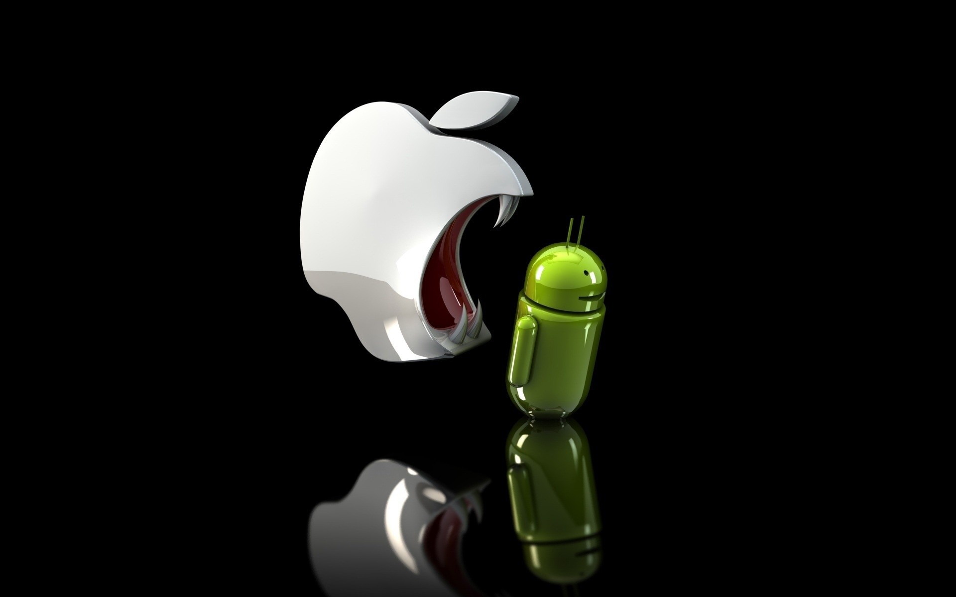 Android Vs Apple Android Wallpaper Android Vs Apple 1920x1200